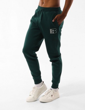 Russell Athletic Corp Inlay Logo Muške Track pants Zelene | VEAFZI093