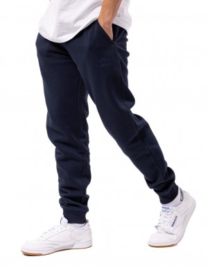 Russell Athletic Originals Small Arch Cuff Muške Track pants Tamnoplave | LQJNZB736