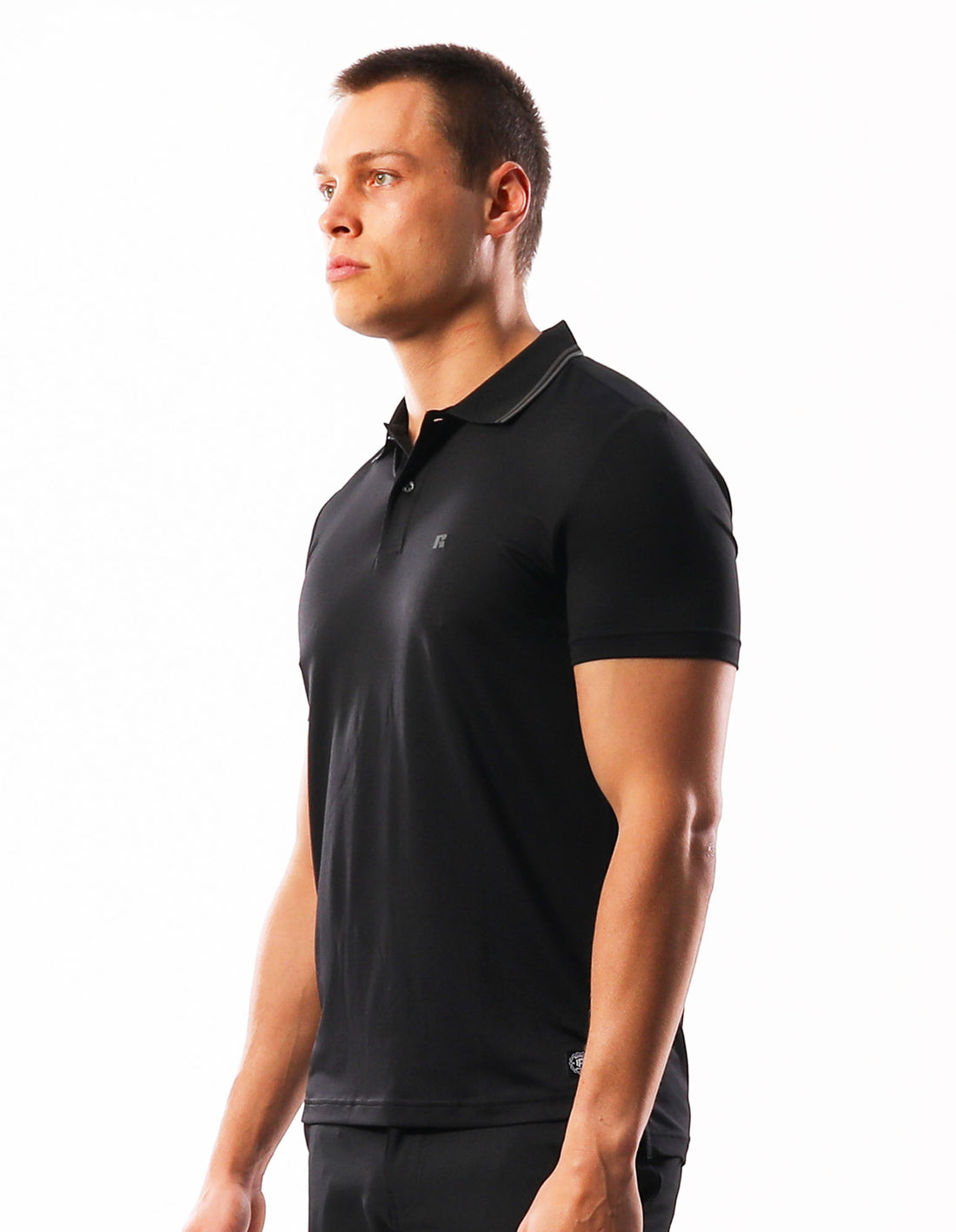 Russell Athletic Active Polo Muške Majice Crne | PSRTJC819