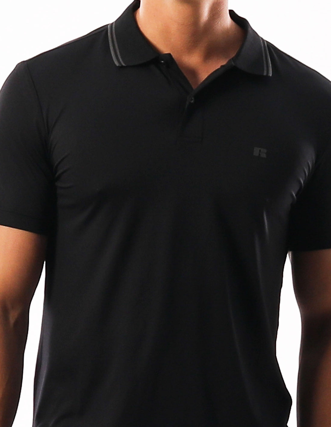 Russell Athletic Active Polo Muške Majice Crne | PSRTJC819