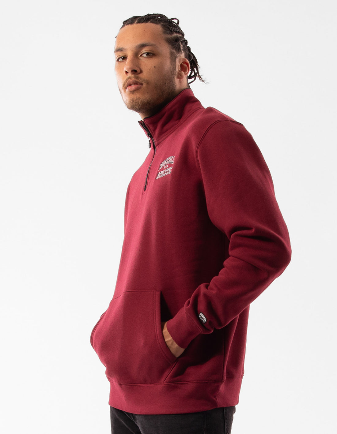 Russell Athletic Arch 1/4 Zip Muške Top Bordo | YGAXCU476