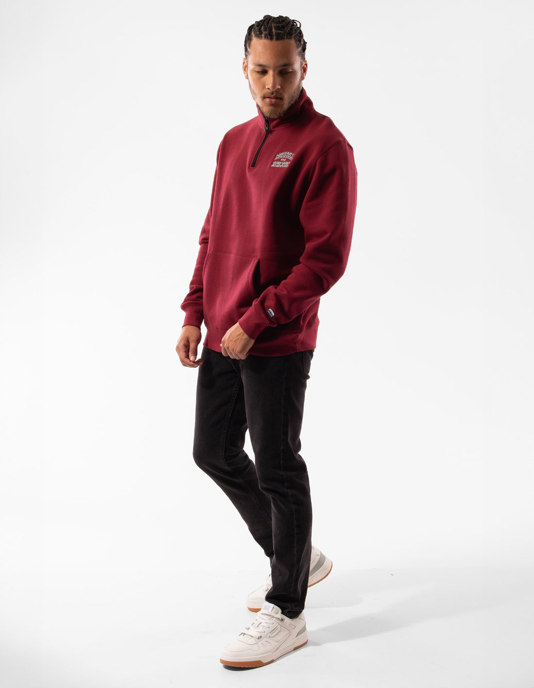 Russell Athletic Arch 1/4 Zip Muške Top Bordo | YGAXCU476