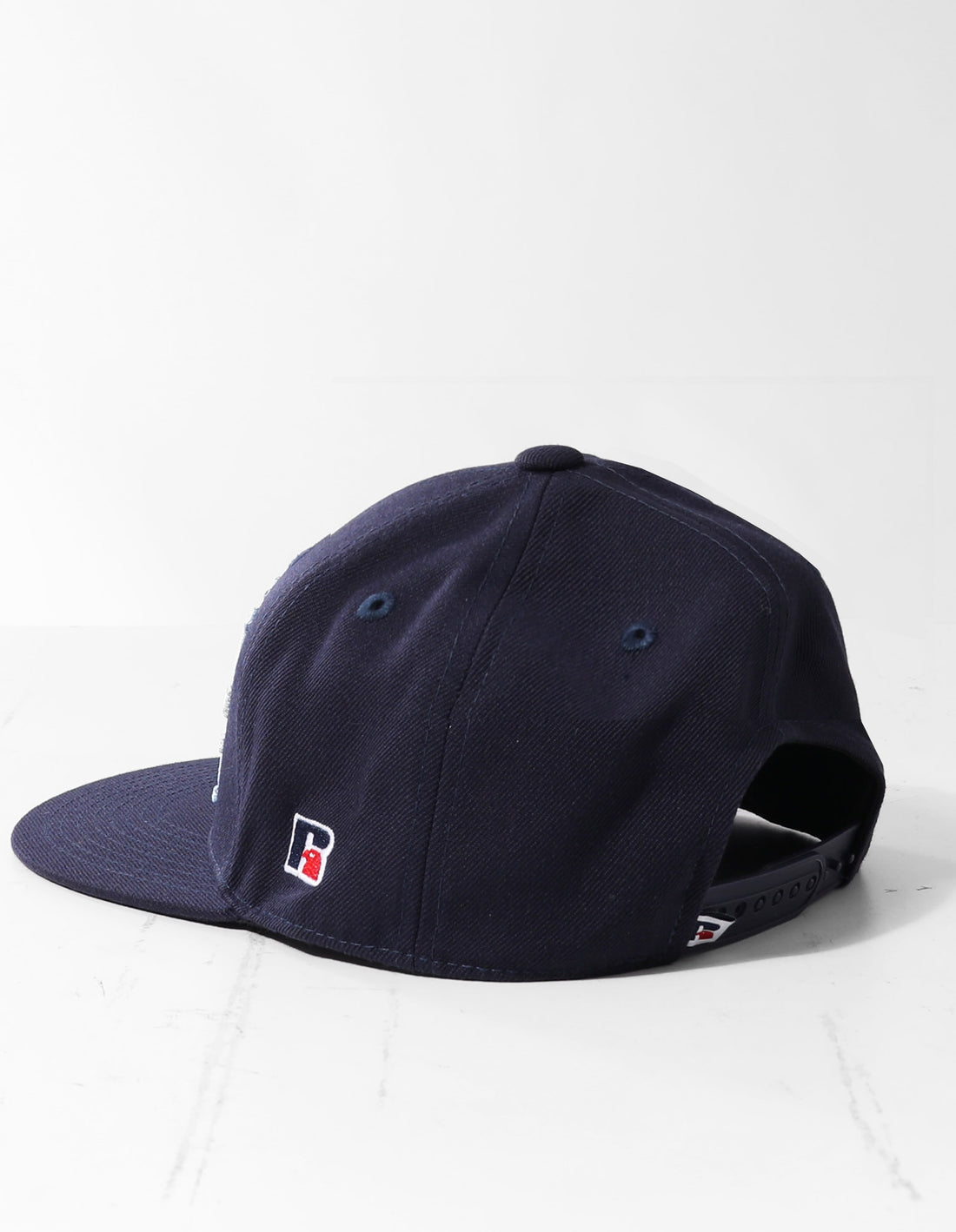 Russell Athletic Arch Logo Snap Back 3D Embroidered Accessories Kape Tamnoplave | DGWIQR396