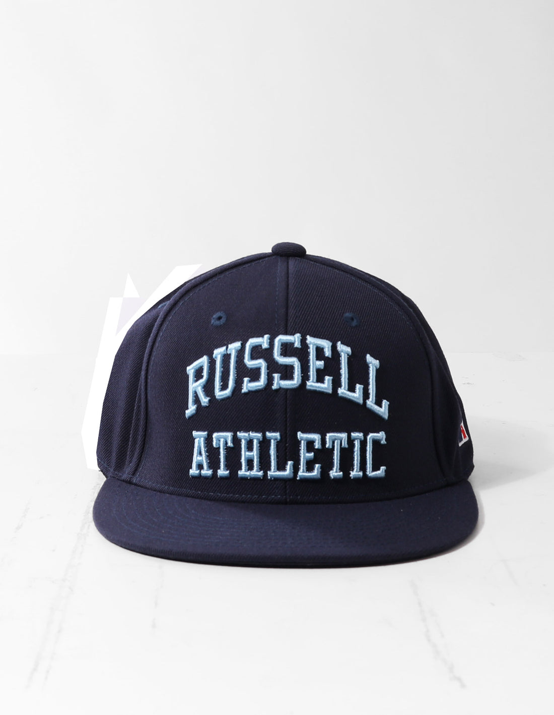 Russell Athletic Arch Logo Snap Back 3D Embroidered Accessories Kape Tamnoplave | DGWIQR396