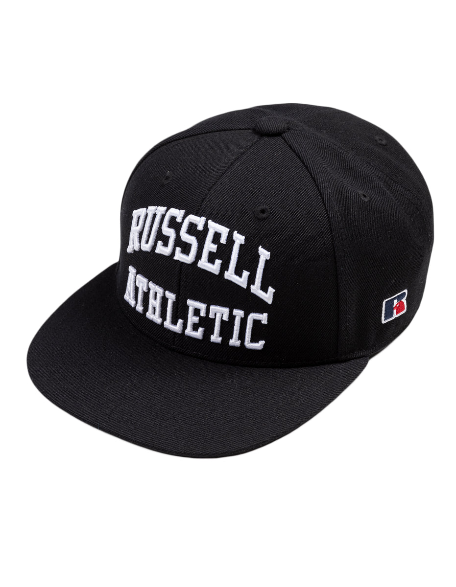 Russell Athletic Arch Logo Snap Back 3D Embroidered Accessories Kape Crne | QZVORE743