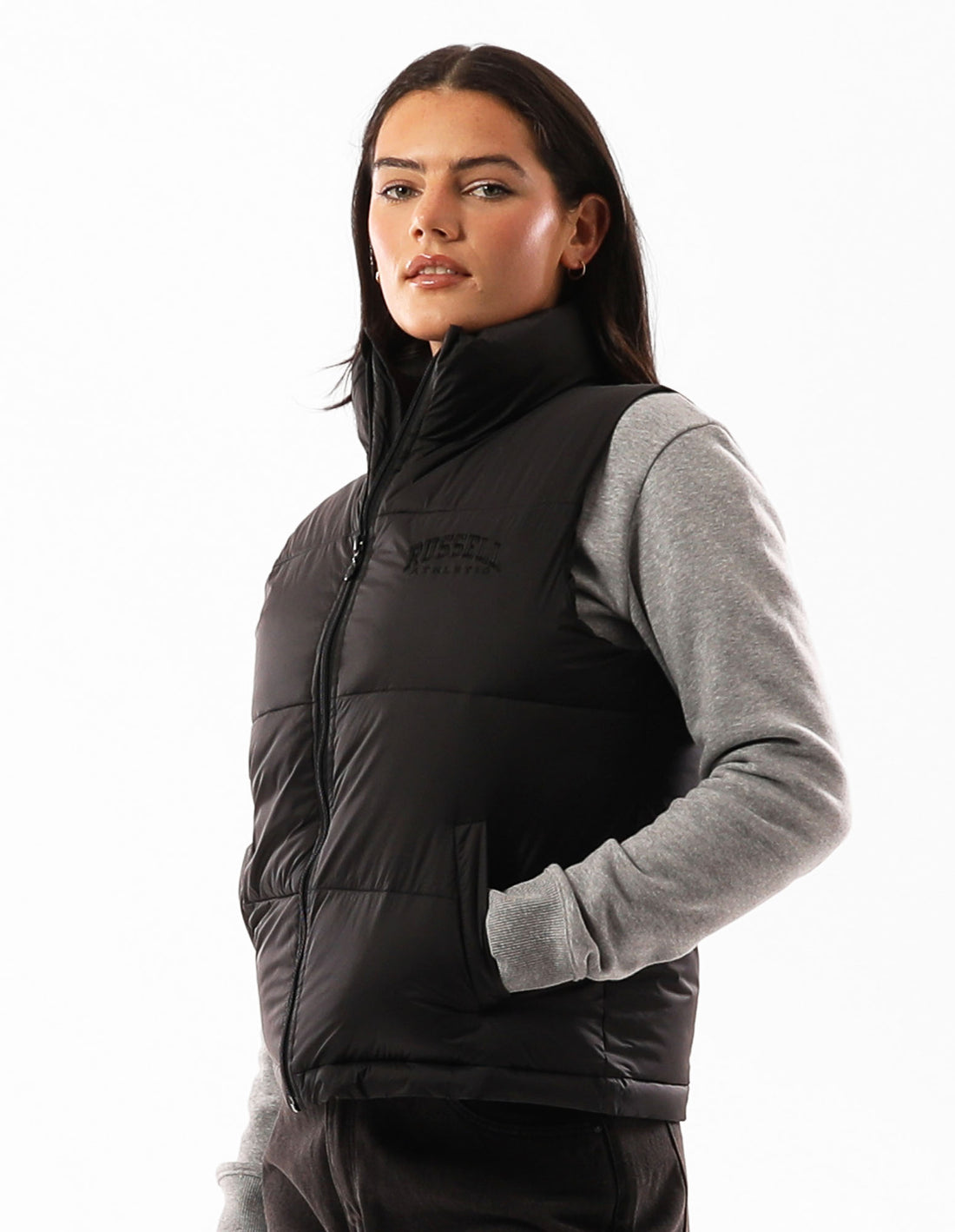 Russell Athletic Arlington Vest Ženske Jakne Crne | UGCBWK852