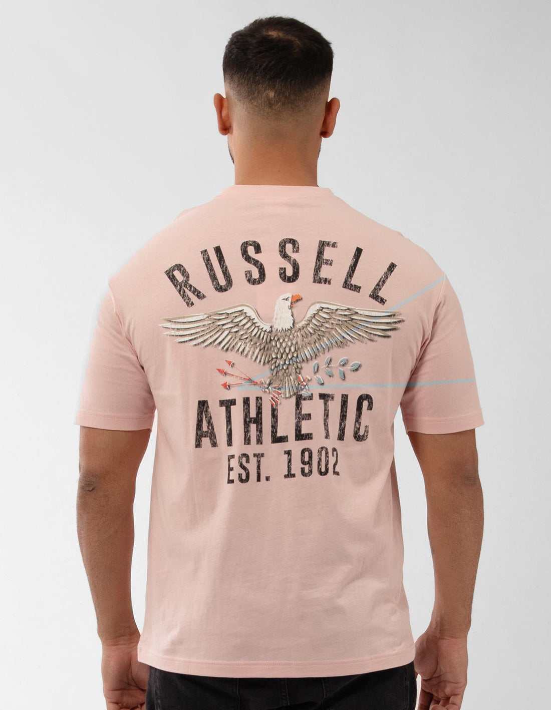 Russell Athletic Big Boss Eagle Muške Majice Roze | ZCIGJF148