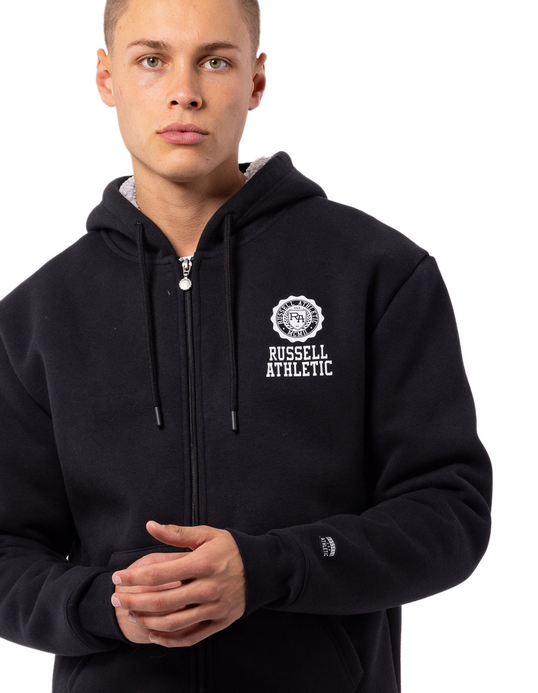 Russell Athletic Collegiate Sherpa Muške Jakne Crne | NIFMCT732