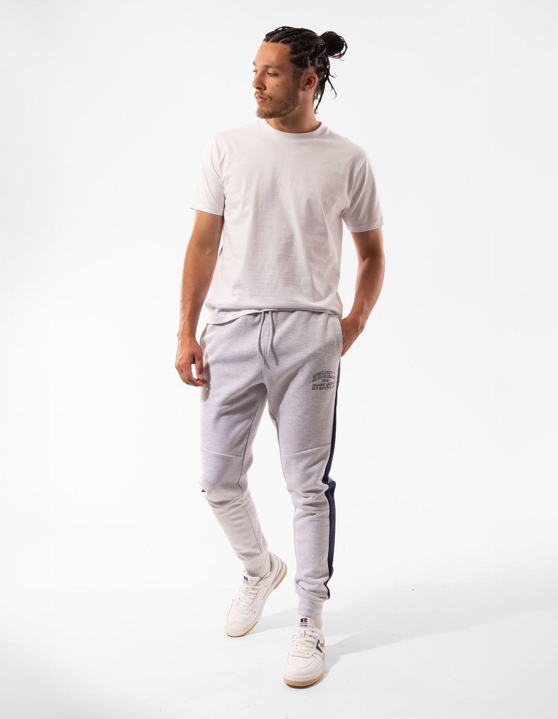 Russell Athletic Hellcat Muške Track pants Bijele | GRHCJY437