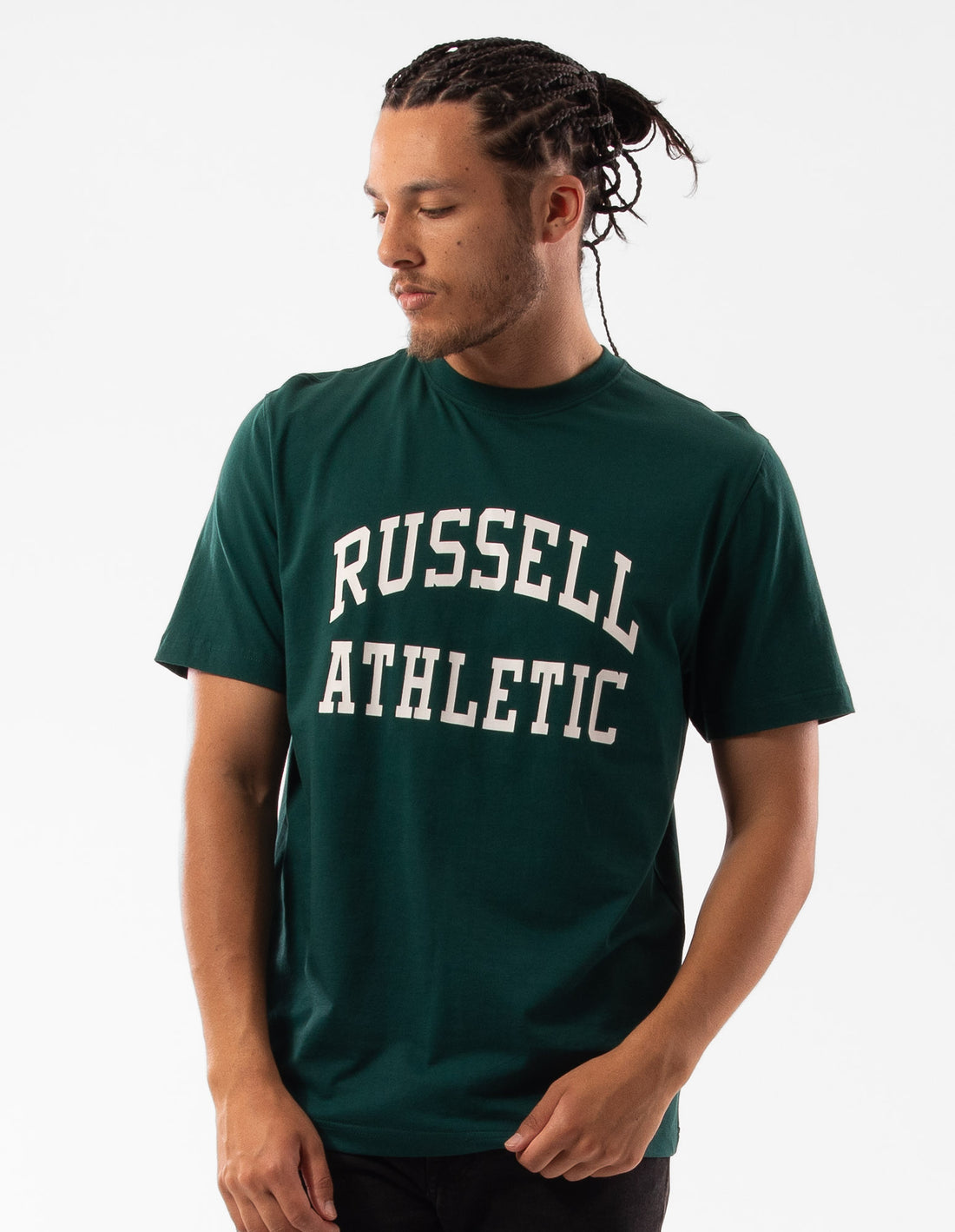 Russell Athletic Originals Arch Logo Muške Majice Zelene | LGJMYN694