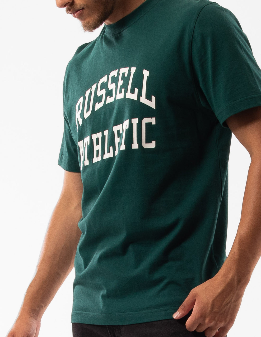 Russell Athletic Originals Arch Logo Muške Majice Zelene | LGJMYN694