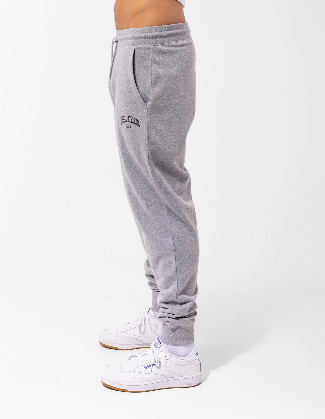 Russell Athletic Originals Big Arch Unbrushed Cuffed Muške Track pants Sive | XYIGUZ304