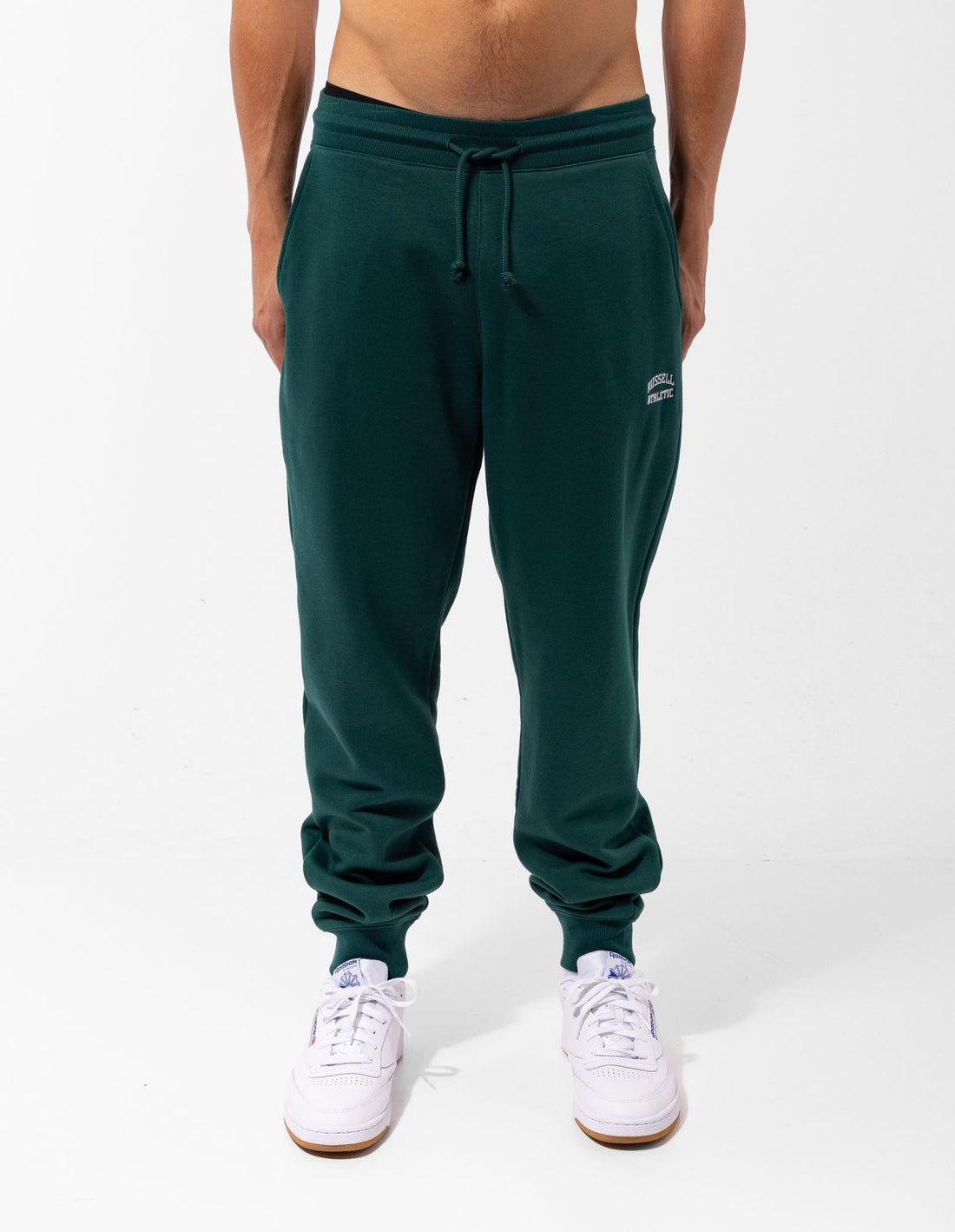 Russell Athletic Originals Small Arch Cuff Muške Track pants Zelene | GFRCOQ519