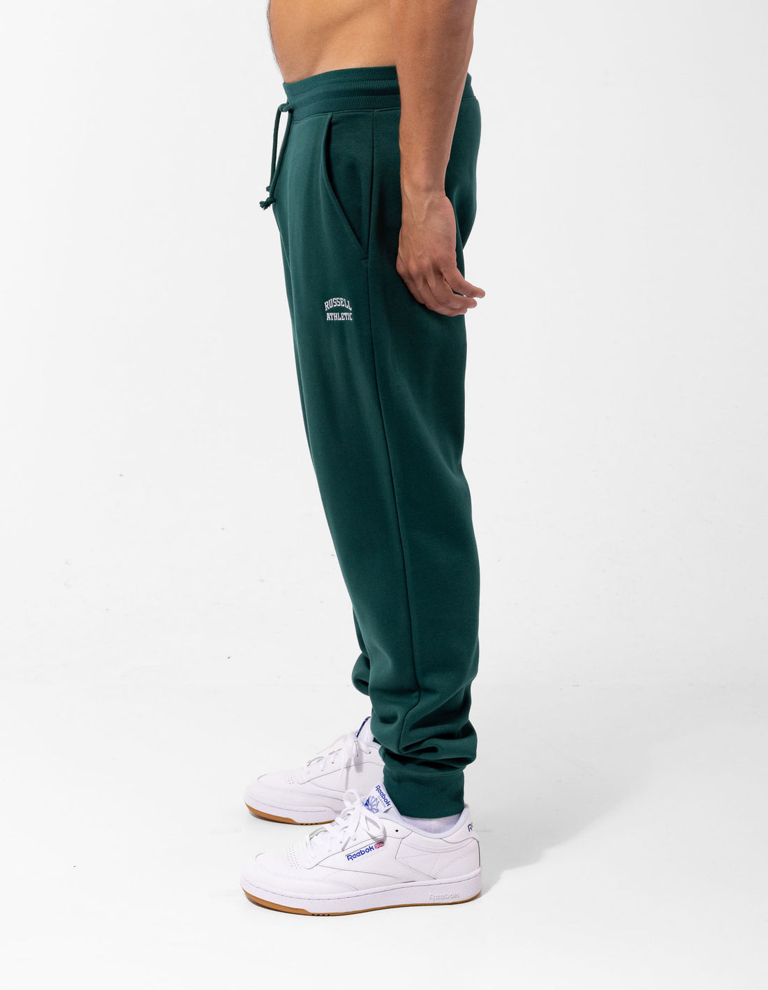 Russell Athletic Originals Small Arch Cuff Muške Track pants Zelene | GFRCOQ519