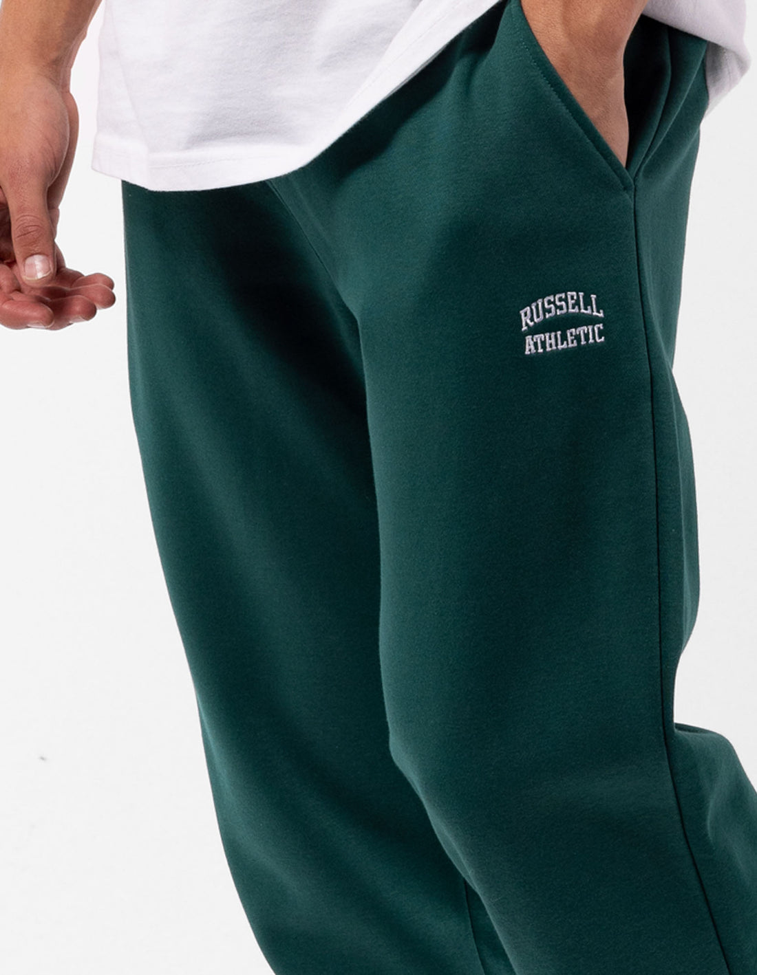 Russell Athletic Originals Small Arch Cuff Muške Track pants Zelene | GFRCOQ519