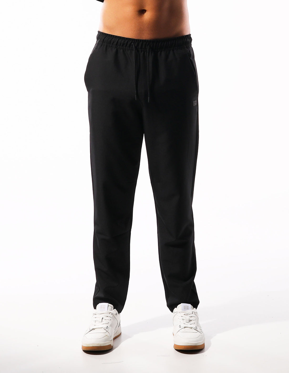 Russell Athletic R Logo Active Stretch Muške Track pants Crne | KRXODP059