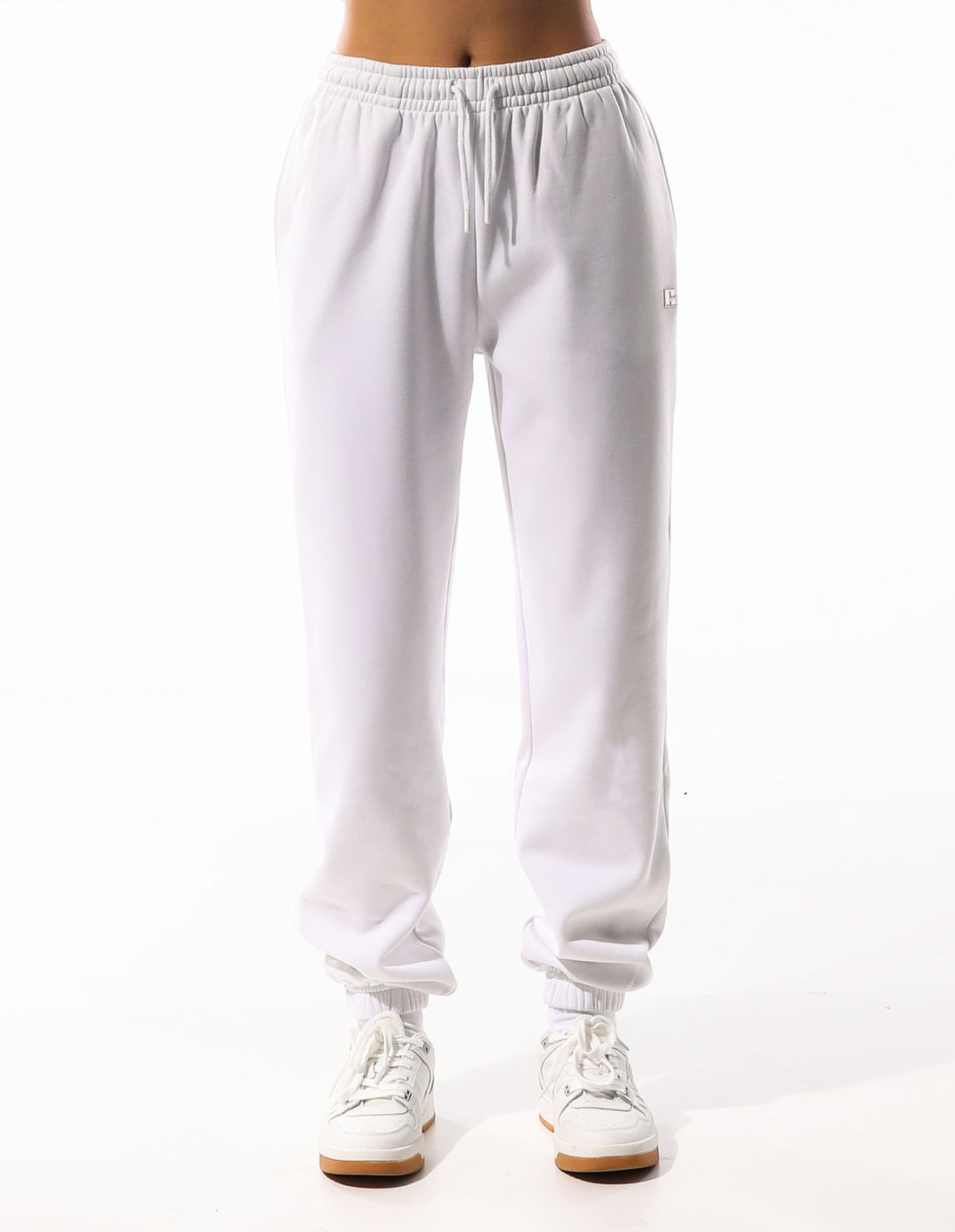 Russell Athletic R Logo Ženske Track pants Bijele | QBRGYV409