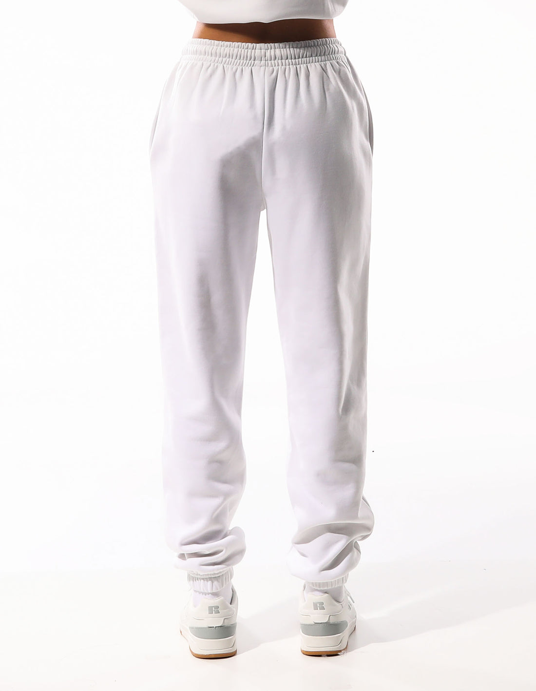 Russell Athletic R Logo Ženske Track pants Bijele | QBRGYV409