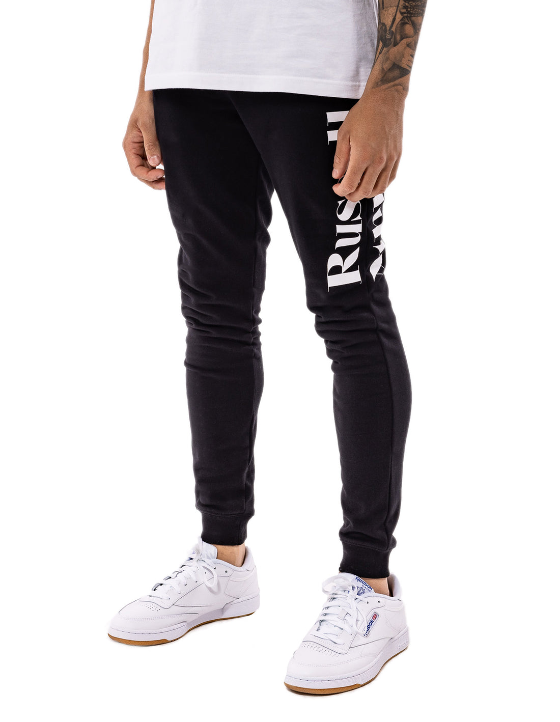 Russell Athletic Serif Athletic Muške Track pants Crne | RJOYIW085