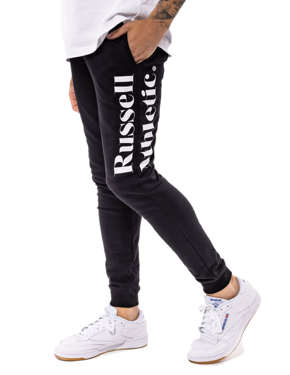 Russell Athletic Serif Athletic Muške Track pants Crne | RJOYIW085