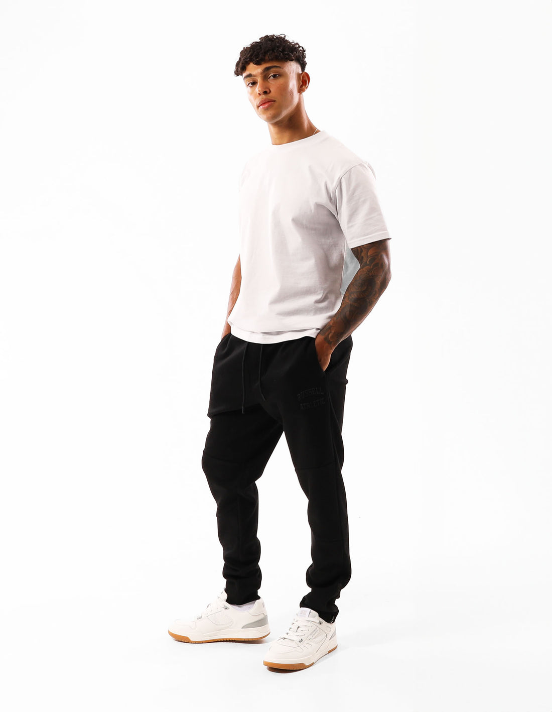 Russell Athletic Sirocco Muške Track pants Crne | XSLHRC216