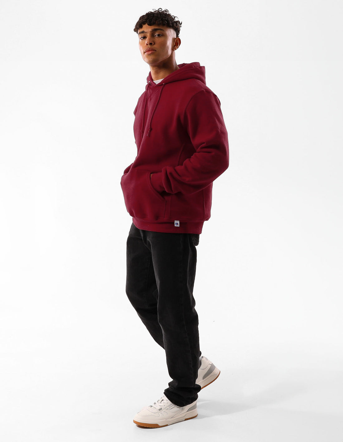 Russell Athletic Unisex Dri Muške Majica s Kapuljačom Bordo | LUXDBC104